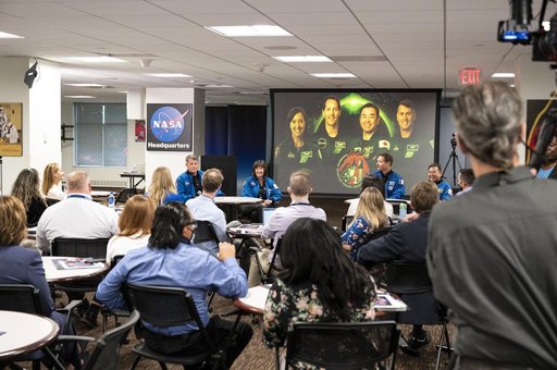 NASA’s SpaceX Crew-2 Astronauts Headquarters Presentation