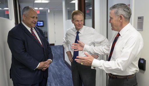 NASA Leadership Meets with Secretary of the Navy