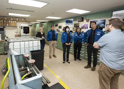 NASA’s SpaceX Crew-2 astronauts tour National Geographic