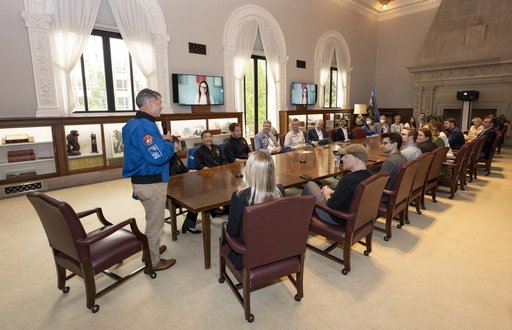 NASA’s SpaceX Crew-2 astronauts meet with National Geographic