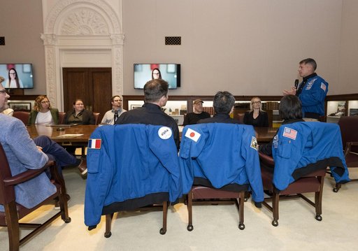 NASA’s SpaceX Crew-2 astronauts meet with National Geographic