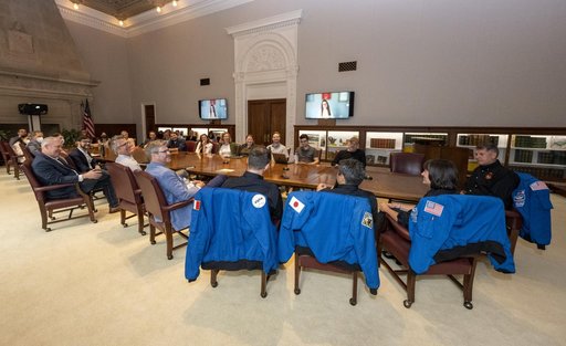 NASA’s SpaceX Crew-2 astronauts meet with National Geographic