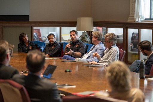 NASA’s SpaceX Crew-2 astronauts meet with National Geographic