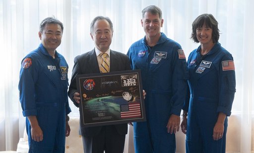 NASA’s SpaceX Crew-2 Astronauts at the Japanese Ambassador’s
