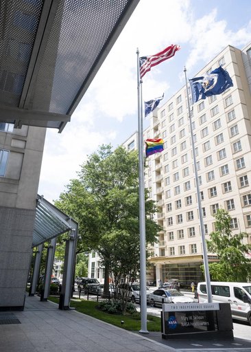 Progress Pride Flag at NASA Headquarters