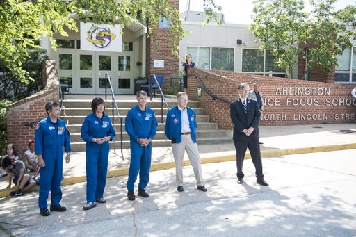 NASA's Crew-2 Astronauts Visit Arlington Elementary School