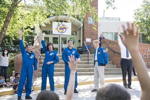NASA's Crew-2 Astronauts Visit Arlington Elementary School
