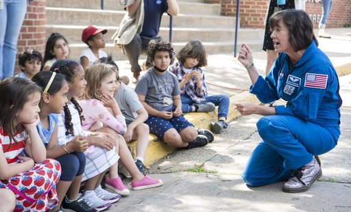 NASA's Crew-2 Astronauts Visit Arlington Elementary School