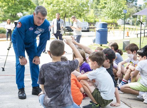 NASA's Crew-2 Astronauts Visit Arlington Elementary School