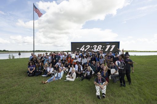 Artemis I NASA Social with Snoopy