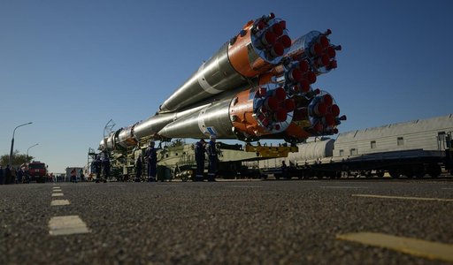 Expedition 68 Soyuz Rollout