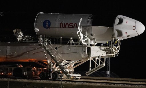 NASA’s SpaceX Crew-5 Falcon 9/Dragon Rollout to Launch Pad 39A