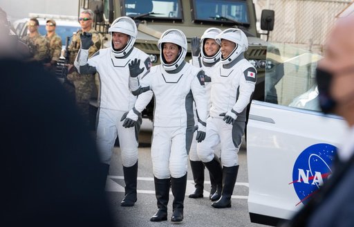 NASA’s SpaceX Crew-5 Crew Walkout