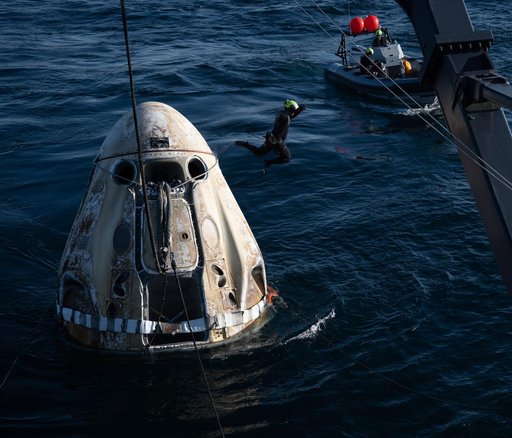NASA’s SpaceX Crew-4 Splashdown