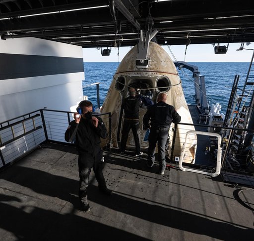 NASA’s SpaceX Crew-4 Splashdown