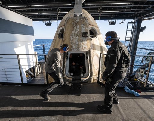 NASA’s SpaceX Crew-4 Splashdown
