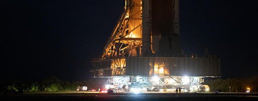 Artemis I Rollout