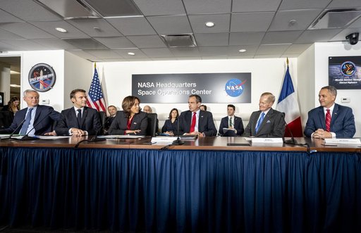 Vice President Harris and French President Macron meet at NASA H
