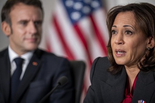 Vice President Harris and French President Macron meet at NASA H
