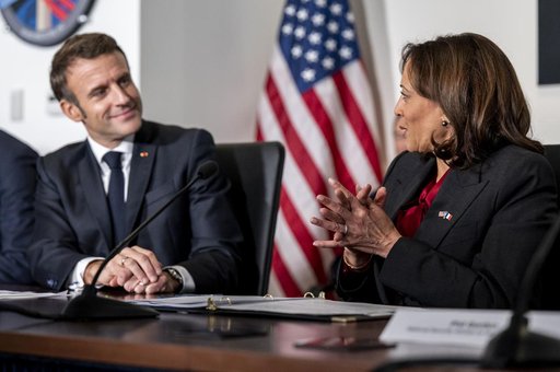 Vice President Harris and French President Macron meet at NASA H