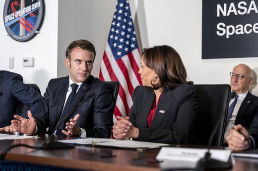 Vice President Harris and French President Macron meet at NASA H