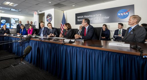 Vice President Harris and French President Macron meet at NASA H