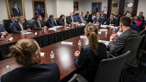 Vice President Harris and French President Macron meet at NASA H