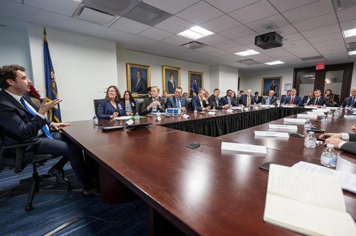 Vice President Harris and French President Macron meet at NASA H