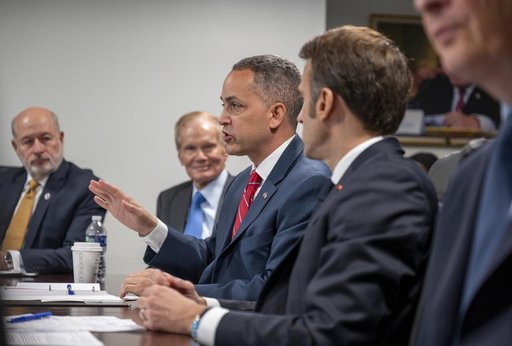 Vice President Harris and French President Macron meet at NASA H
