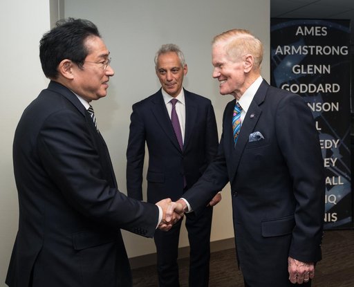 U. S. and Japan Space Agreement Signing