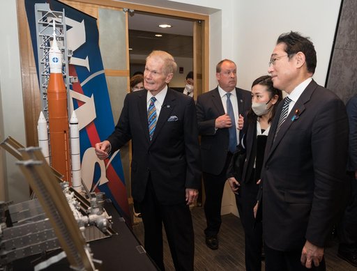 U. S. and Japan Space Agreement Signing