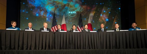 U. S. and Japan Space Agreement Signing