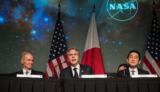 U. S. and Japan Space Agreement Signing
