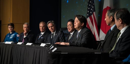U. S. and Japan Space Agreement Signing