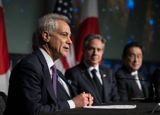 U. S. and Japan Space Agreement Signing