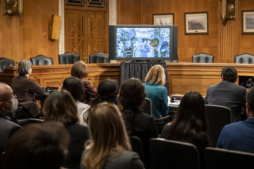 Astronaut Nicole Mann Downlink with Members of Congress