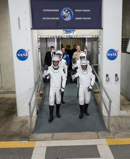 NASA’s SpaceX Crew-6 Crew Walkout