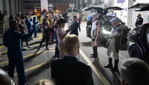 NASA’s SpaceX Crew-6 Crew Walkout