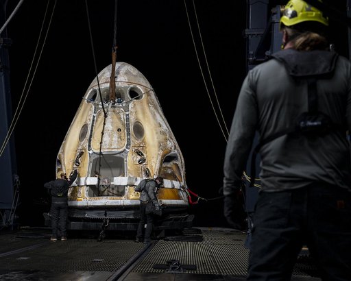 NASA’s SpaceX Crew-5 Splashdown