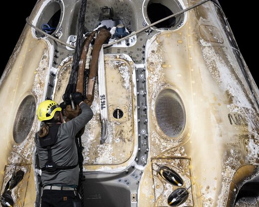 NASA’s SpaceX Crew-5 Splashdown