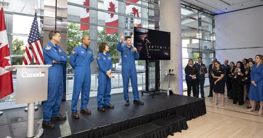 Artemis II Crew Canadian Embassy Reception