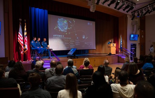 Artemis II Crew at GSFC