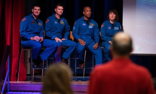 Artemis II Crew at GSFC