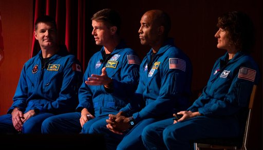 Artemis II Crew at GSFC