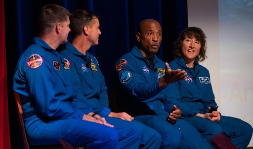 Artemis II Crew at GSFC