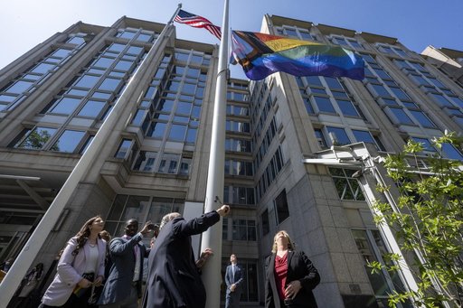Pride Progress Flag Raising Ceremony at NASA HQ