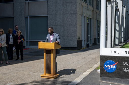 Pride Progress Flag Raising Ceremony at NASA HQ