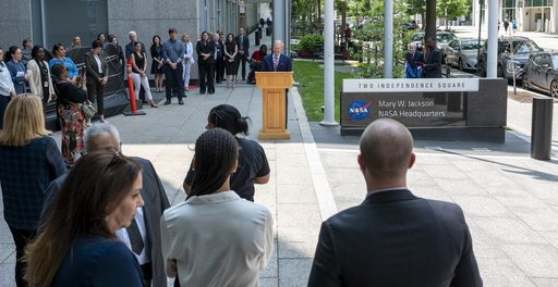 NASA HQ Juneteenth Flag Raising Ceremony