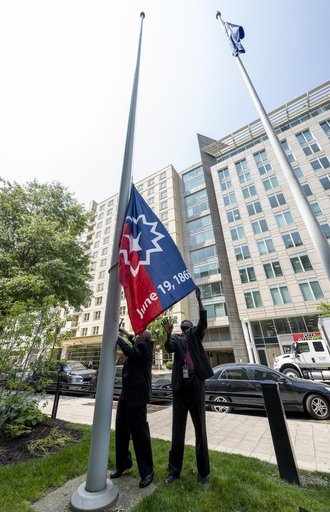 NASA HQ Juneteenth Flag Raising Ceremony