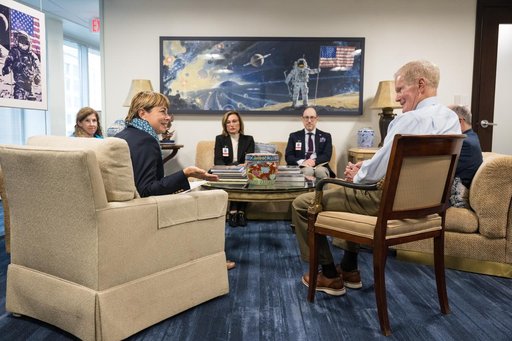 NASA Administrator Meets with Delegation from Monaco